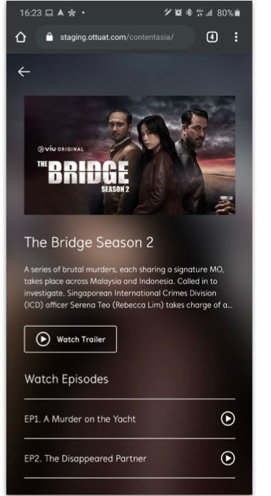 New video player designed in collaboration with Viu