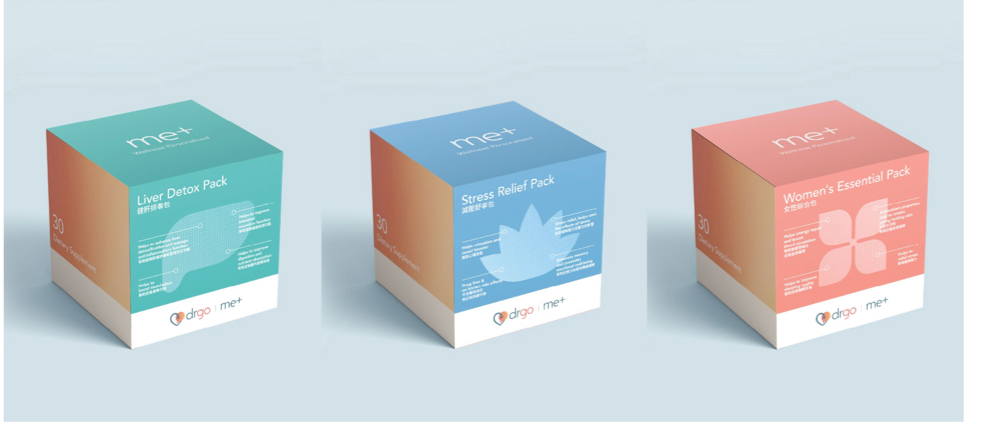 me+ supplement pack range: liver detox, stress relief and women's essential