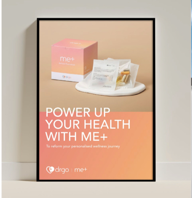 me+ Power Up Your Health poster