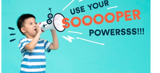Sooperyoo use your soooooper powersss campaign key visual